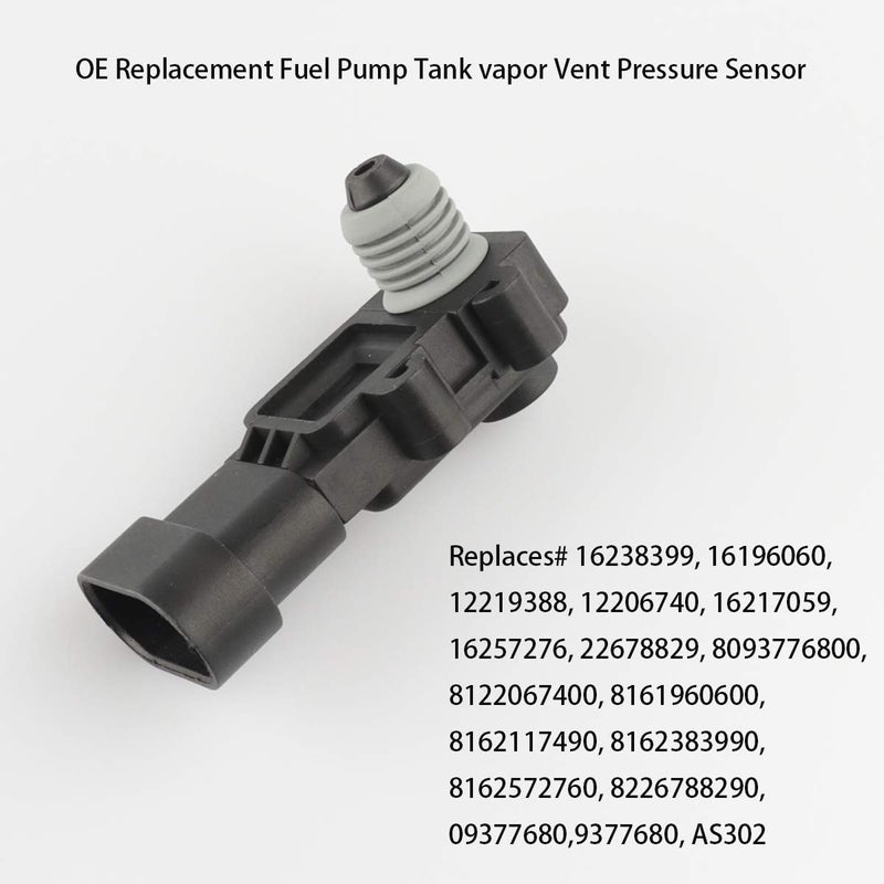 TeileHaus 16238399 Fuel Tank Pressure Sensor Compatible with Chevy, Buick, GMC, Cadillac, Pontiac - Avalanche, Suburban, Express, Impala, Silverado, Tahoe, Sierra, Yukon - Fuel Pressure Sensor Vapor Vent (EVAP) - Image 2